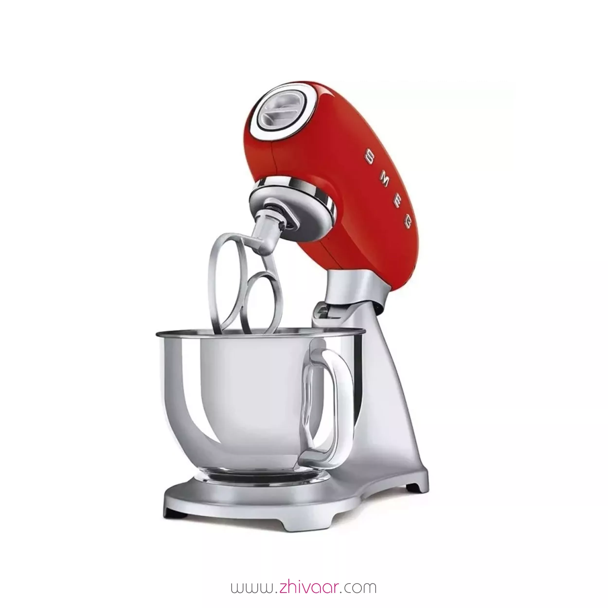 خرید همزن کاسه دار SMEG مدل SMF-02RDEU رنگ قرمز